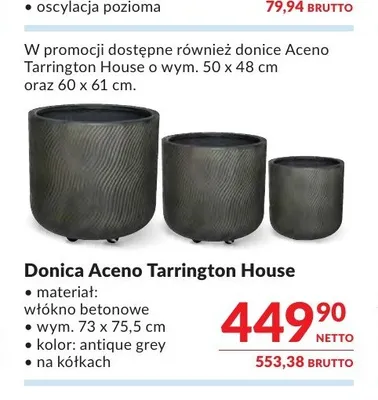 Donica Aceno Tarrington House promocja w Makro