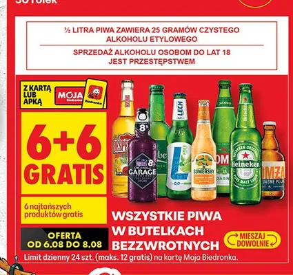 Piwo Heineken promocja w Biedronka