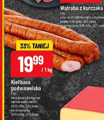 Kiełbasa podwawelska promocja w POLOmarket