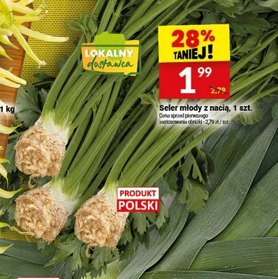 Seler młody z nacią promocja w Twój Market