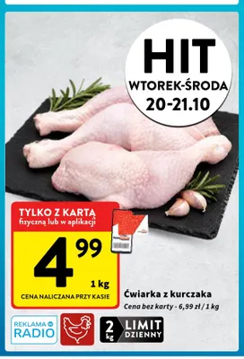 Ćwiartka z kurczaka promocja w Intermarche