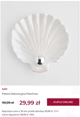 Patera dekoracyjna home&you Pearlinos promocja w home&you