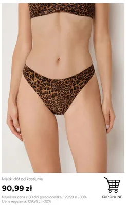 Majtki dół od kostiumu Calzedonia promocja w Calzedonia