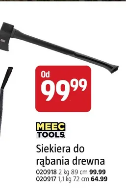 Siekiera do rąbania drewna 2 kg 89 cm Meec Tools promocja w Jula