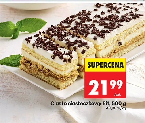 Ciasto ciasteczkowy Bit, 500 g promocja w Biedronka