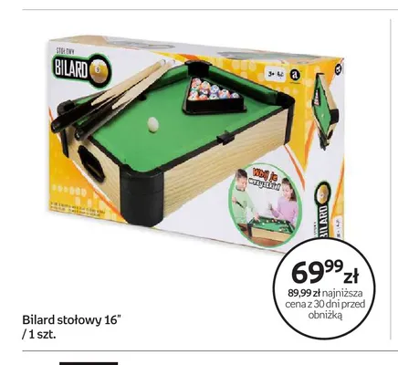 Bilard stołowy 16" promocja w Empik