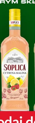 Likier Soplica Cytryna Malina 25% 500 ml promocja w Biedronka