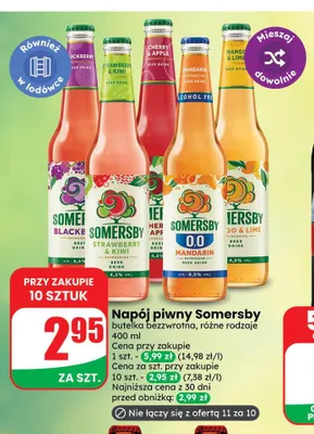 Napój piwny Somersby Mango & Lime promocja w Dino