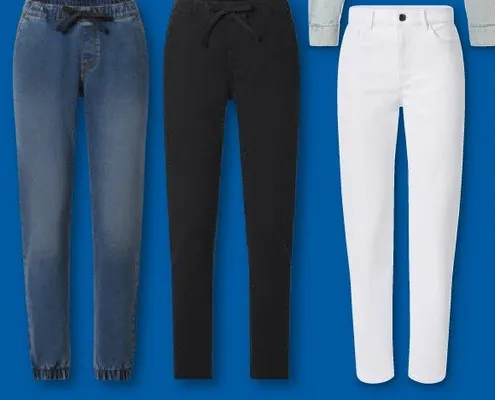 Spodnie jeansowe damskie promocja w Lidl