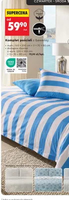 Komplet pościeli z bawełny Smukee 160x200 cm promocja w Biedronka