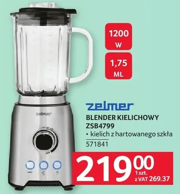Blender kielichowy Zelmer ZSB4799 promocja w Selgros