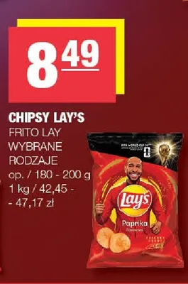Chipsy Lay's Papryka promocja w SPAR