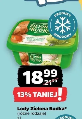 Lody Zielona Budka słony karmel promocja w Netto