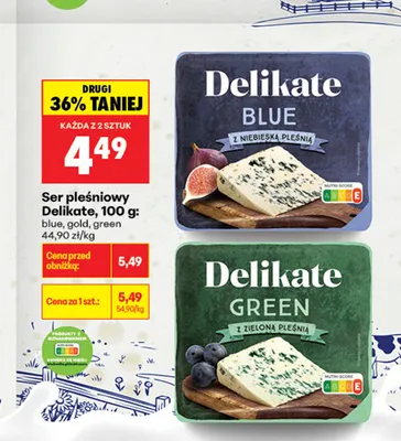 Ser pleśniowy Delikate Blue promocja w Biedronka