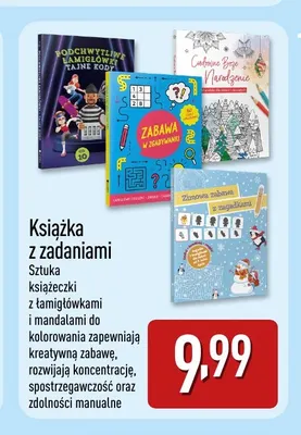Książka z zadaniami promocja w Aldi