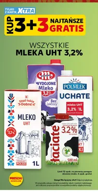 Mleko UHT 3,2% Łaciate promocja w Kaufland