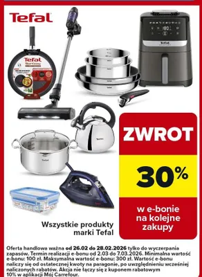 Wszystkie produkty marki Tefal promocja w Carrefour Market