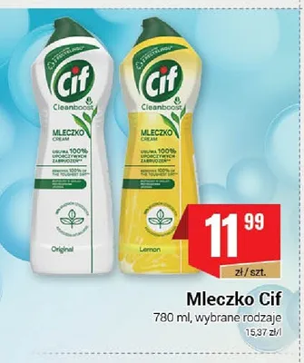 Mleczko do czyszczenia Cif Lemon promocja w Premium Nasz Sklep