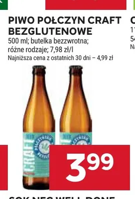 Piwo Połczyn Craft bezglutenowe promocja w Stokrotka