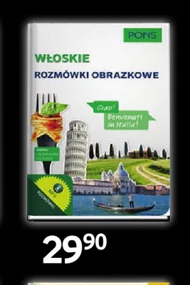 Książka Włoskie rozmówki obrazkowe PONS promocja w Empik