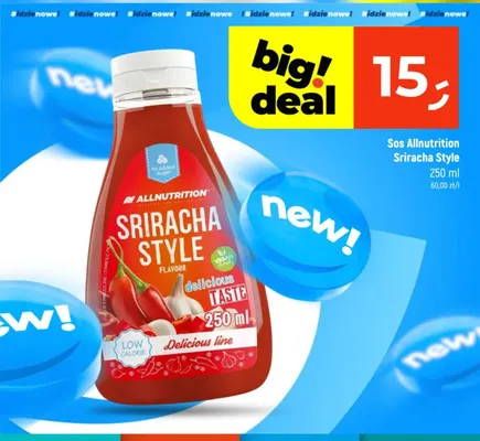 Sos Allnutrition Sriracha Style promocja w Dealz