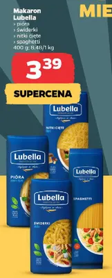 Makaron Lubella nitki cięte promocja w Netto