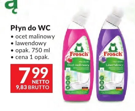 Płyn do WC Frosch lawendowy promocja w Makro