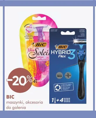 Maszynki i akcesoria do golenia Bic promocja w Super-Pharm
