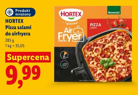 Pizza salami do airfryera Hortex promocja w Lidl
