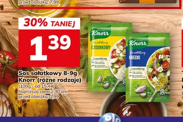 Sos sałatkowy czosnkowy Knorr promocja w Hitpol