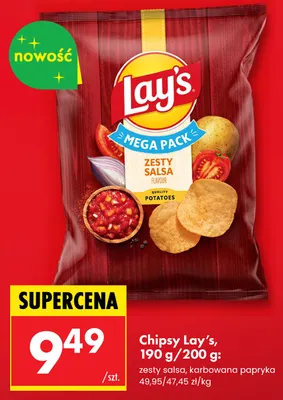 Chipsy Lay's zesty salsa promocja w Biedronka