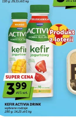 Kefir jogurtowy Activia Drink truskawka promocja w Euro Sklep