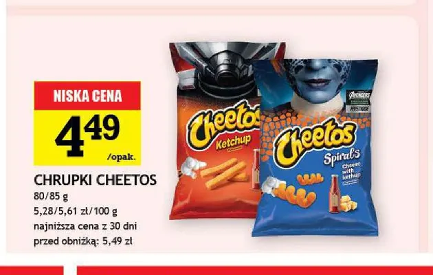 Chrupki Cheetos Spirals promocja w Gram Market
