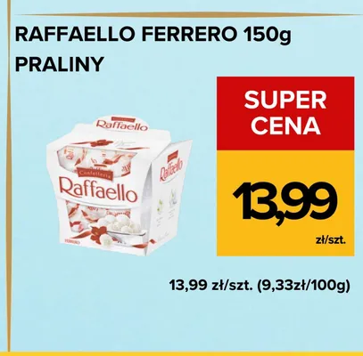 Praliny Raffaello Ferrero promocja w Supeco