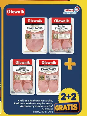 Kiełbasa żywiecka sucha Olewnik promocja w Carrefour