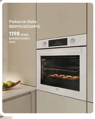 Piekarnik Beko BBIM14300WMS biały promocja w Castorama