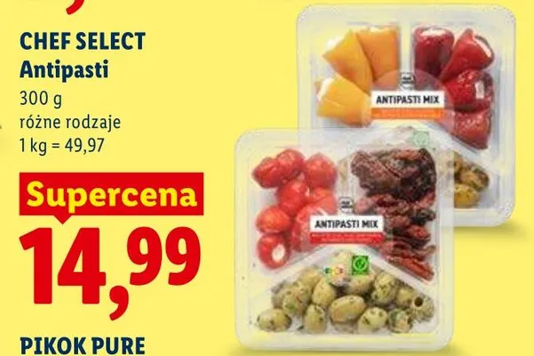 Antipasti Chef Select promocja w Lidl