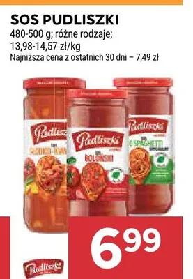 Sos pudliszki różne rodzaje promocja w Stokrotka