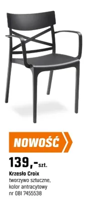 Krzesło Croix promocja w OBI