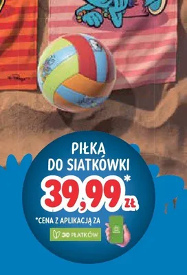 Piłka do siatkówki Smerfy promocja w Stokrotka