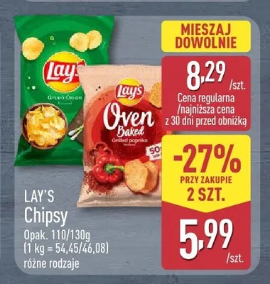 Chipsy Lay's promocja w Aldi