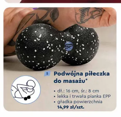 Podwójna piłeczka do masażu Spokey promocja w Biedronka