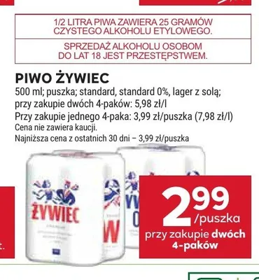 Piwo Żywiec promocja w Stokrotka