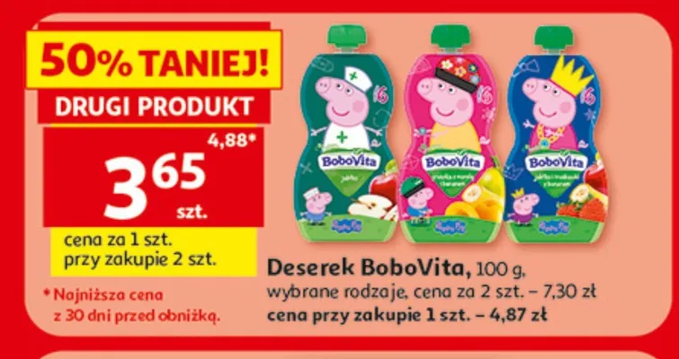 Deserek BoboVita promocja w Auchan