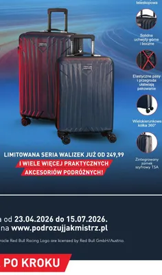 Walizka Oracle Red Bull Racing promocja w Intermarche