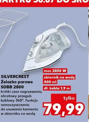 Żelazko parowe Silvercrest SDBB 2800 promocja w Kaufland