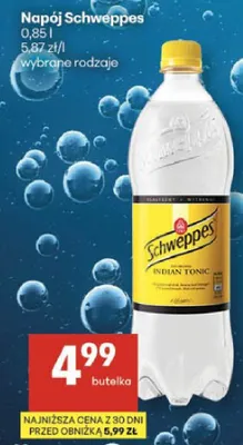 Napój Indian Tonic promocja w Delikatesy Centrum