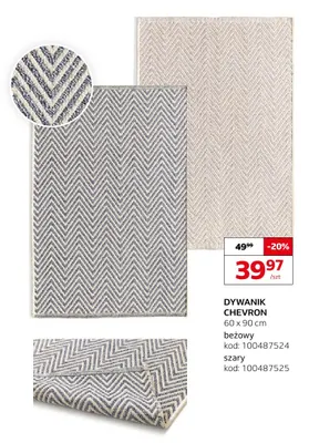 Dywanik Chevron 60x90 cm promocja w Komfort