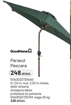 Parasol Pescara promocja w Castorama