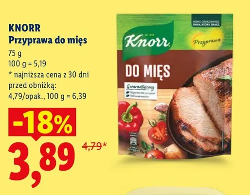 Przyprawa do mięs Knorr promocja w Lidl